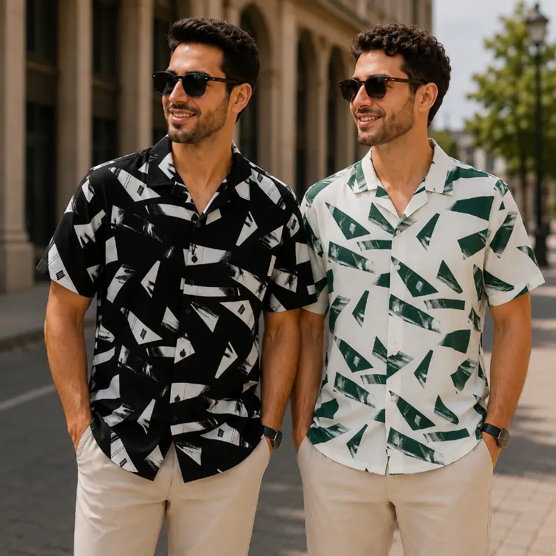 DEUX CHEMISES EN TISSU LE LAIN